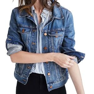 Madewell Jean Jacket Style F0370 Pinter Wash L